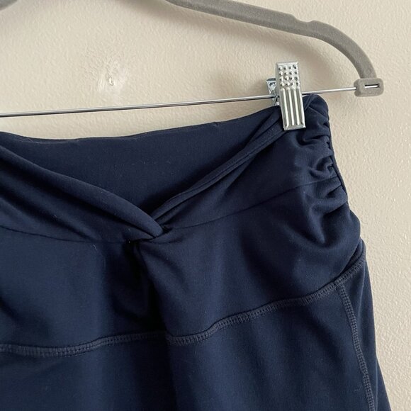 FP Movement S Midnight Navy Twist Front High Rise Breathe Deeper Ankle Legging - Picture 5 of 11